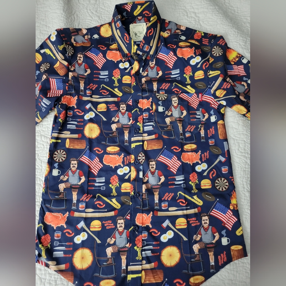 RSVLTS Ron Swanson Kunuflex Shirt - Small